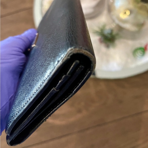 Authentic Prada Saffiano Long Zip Wallet Black - Picture 4 of 14